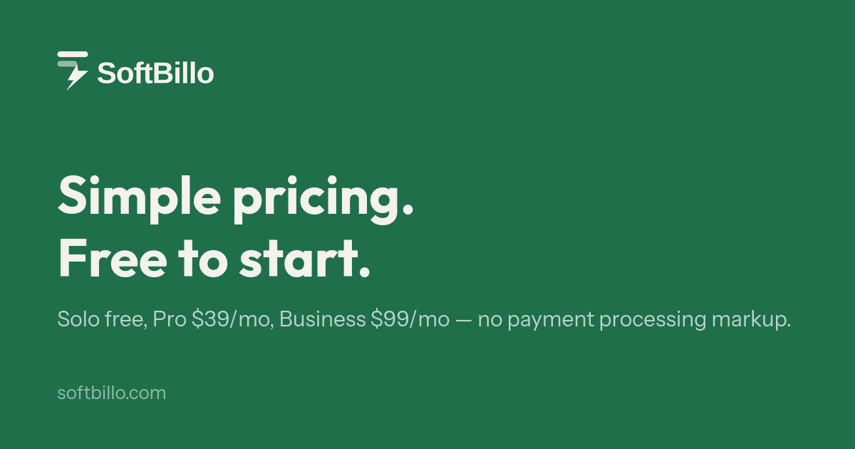 SoftBillo og — pricing social card